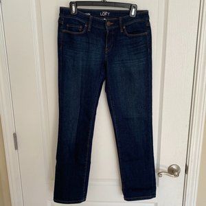 Loft Modern Crop Mid Rise Straight Leg Jeans - 27